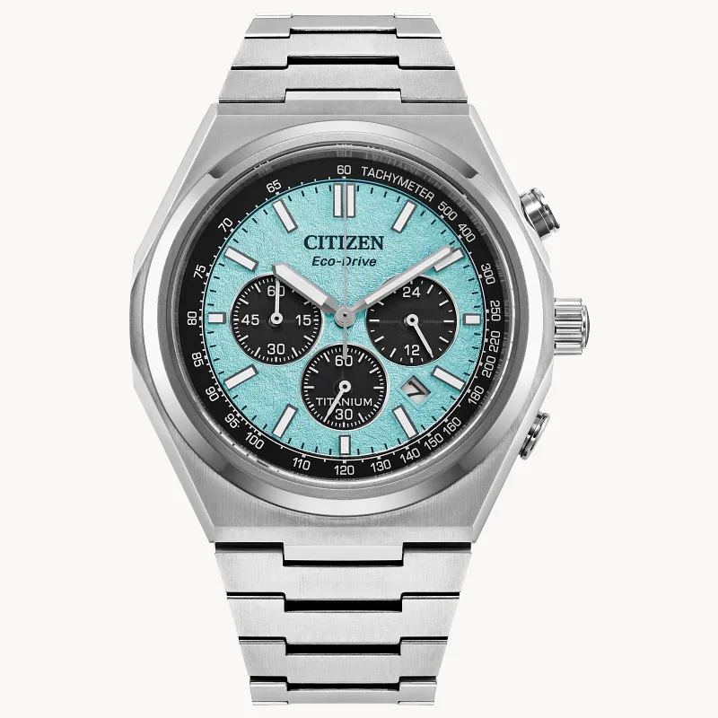 Zenshin Chrono Dial Super Titanium Bracelet CA4610-85M | CITIZEN Zenshin Chrono Dial Super Titanium Bracelet CA4610-85M | CITIZEN